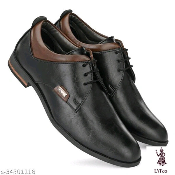 Catalog Name:*Relaxed Fabulous Men Formal Shoes*Material: SyntheticSole Material: TPRFastening & Back Detail: Lace-UpPattern: Solid - 6