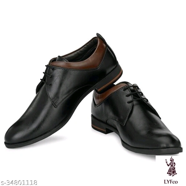 Catalog Name:*Relaxed Fabulous Men Formal Shoes*Material: SyntheticSole Material: TPRFastening & Back Detail: Lace-UpPattern: Solid - 6