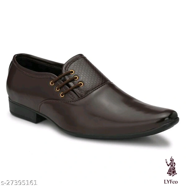 Catalog Name:*Aadab Fabulous Men Formal Shoes*Material: Syntethic LeatherSole Material: PVCFastening & Back Detail: Lace-UpPattern: SolidMultipack: 1 - 10