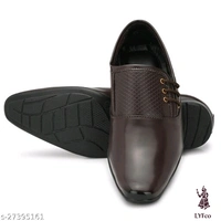 Catalog Name:*Aadab Fabulous Men Formal Shoes*Material: Syntethic LeatherSole Material: PVCFastening & Back Detail: Lace-UpPattern: SolidMultipack: 1 - 10