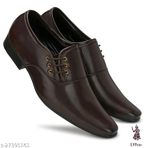 Catalog Name:*Aadab Fabulous Men Formal Shoes*Material: Syntethic LeatherSole Material: PVCFastening & Back Detail: Lace-UpPattern: SolidMultipack: 1 - 10