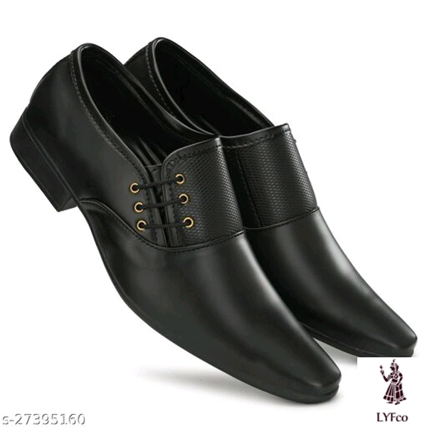 Catalog Name:*Aadab Fabulous Men Formal Shoes*Material: Syntethic LeatherSole Material: PVCFastening & Back Detail: Lace-UpPattern: SolidMultipack: 1 - 8