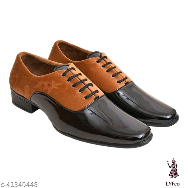 Catalog Name:*Modern Trendy Men Formal Shoes*Material: Syntethic LeatherSole Material: TPRFastening & Back Detail: Lace-UpPattern: Solid - 9