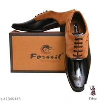 Catalog Name:*Modern Trendy Men Formal Shoes*Material: Syntethic LeatherSole Material: TPRFastening & Back Detail: Lace-UpPattern: Solid - 9