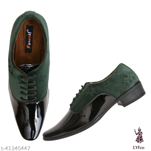 Catalog Name:*Modern Trendy Men Formal Shoes*Material: Syntethic LeatherSole Material: TPRFastening & Back Detail: Lace-UpPattern: Solid - 7
