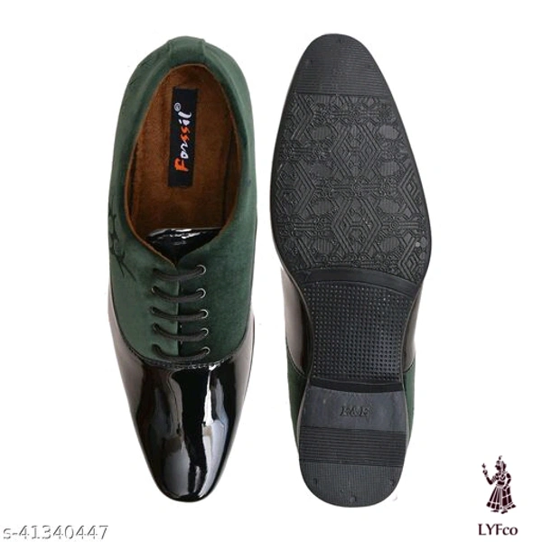 Catalog Name:*Modern Trendy Men Formal Shoes*Material: Syntethic LeatherSole Material: TPRFastening & Back Detail: Lace-UpPattern: Solid - 7