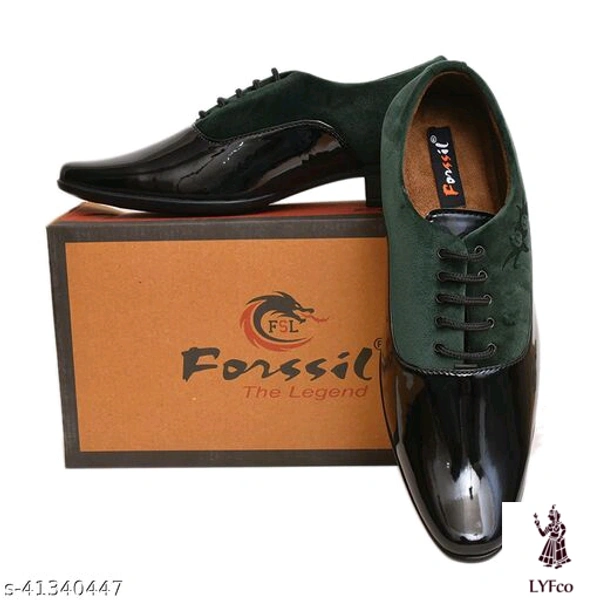 Catalog Name:*Modern Trendy Men Formal Shoes*Material: Syntethic LeatherSole Material: TPRFastening & Back Detail: Lace-UpPattern: Solid - 7