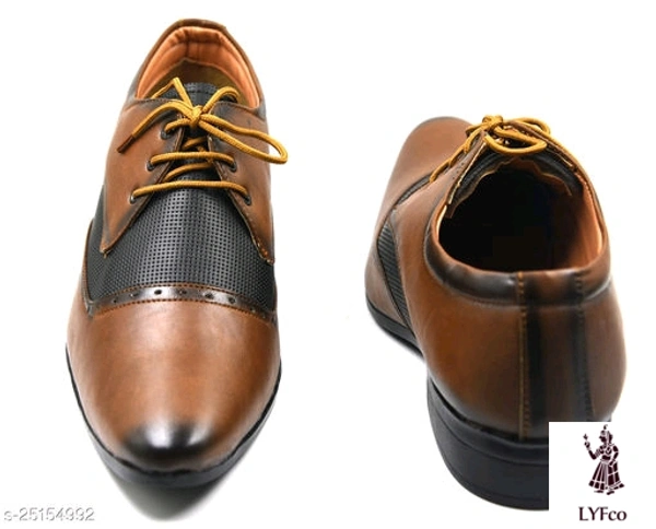 Catalog Name:*Latest Attractive Men Formal Shoes*Material: Syntethic Leather / Patent LeatherSole Material: RubberFastening & Back Detail: Lace-Up - 8