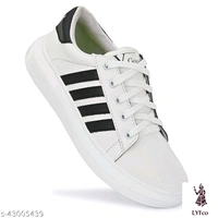 Catalog Name:*Aadab Graceful Men Sports Shoes*Material: Syntethic Leather / MeshSole Material: RubberFastening & Back Detail: Lace-UpPattern: SolidMultipack: 1 - 7
