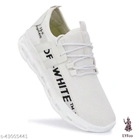 Catalog Name:*Aadab Graceful Men Sports Shoes*Material: Syntethic Leather / MeshSole Material: RubberFastening & Back Detail: Lace-UpPattern: SolidMultipack: 1 - 9