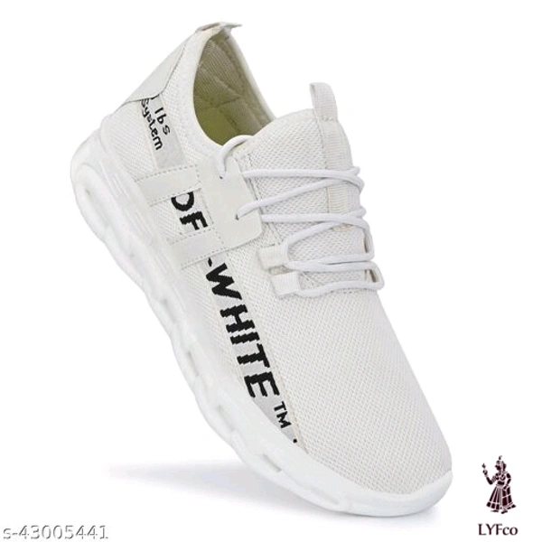 Catalog Name:*Aadab Graceful Men Sports Shoes*Material: Syntethic Leather / MeshSole Material: RubberFastening & Back Detail: Lace-UpPattern: SolidMultipack: 1 - 9