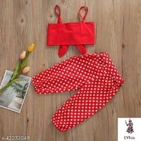 Catalog Name:*Agile Comfy Girls Clothing Set*Top Fabric: Polycotton,CottonBottom Fabric: Polycotton,CottonSleeve Length: Short SleevesTop Pattern: PrintedBottom Pattern: PrintedMultipack: SingleAdd-Ons: No Add Ons - 4-5