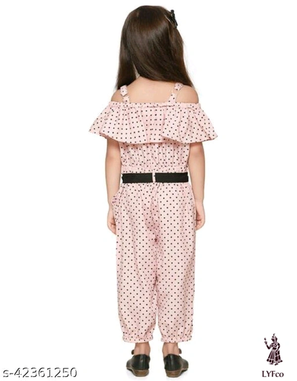 Catalog Name:*Stylish Kids Jumpsuits*Fabric: RayonSleeve Length: Short SleevesPattern: PrintedGender: GirlsMultipack: 1 - 6-7
