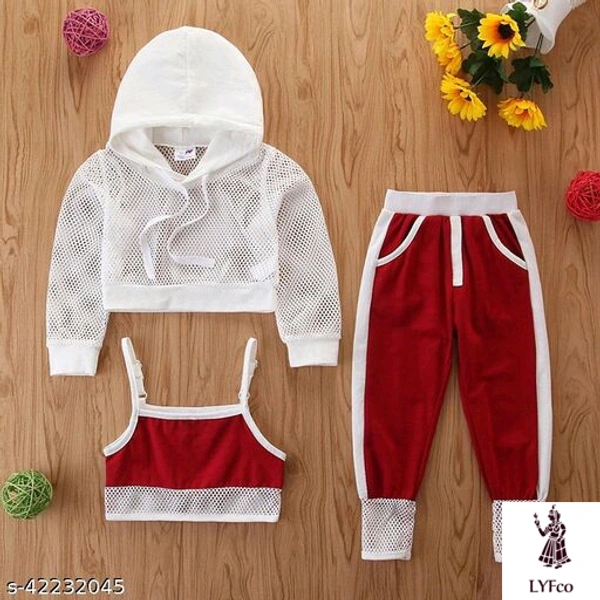Catalog Name:*Modern Fancy Girls Top & Bottom Sets*Top Fabric: Cotton,PolyesterBottom Fabric: Cotton,PolyesterSleeve Length: Short SleevesTop Pattern: Solid,PrintedBottom Pattern: Solid,PrintedMultipack: SingleAdd-Ons: No Add Ons - 2-3 Years