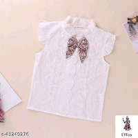 Catalog Name:*Flawsome Elegant Girls Top & Bottom Sets*Top Fabric: CottonBottom Fabric: CottonSleeve Length: Short SleevesTop Pattern: PrintedBottom Pattern: Self DesignMultipack: SingleAdd-Ons: Top/Tshirt - 2-3