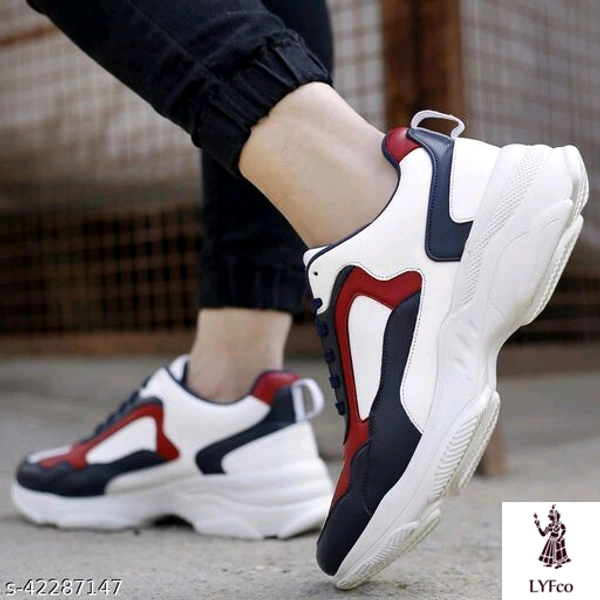 Catalog Name:*Modern Fashionable Men Sports Shoes*Material: MeshSole Material: RubberFastening & Back Detail: Lace-UpPattern: SolidMultipack: 1 - 9