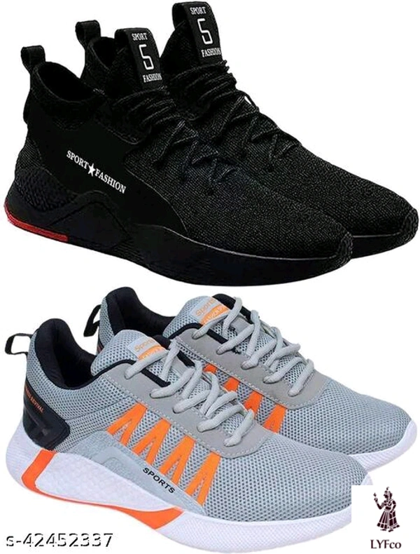 Catalog Name:*Unique Fabulous Men Sports Shoes*Material: CanvasSole Material: PVCFastening & Back Detail: Lace-UpPattern: SolidMultipack: 2 - 9