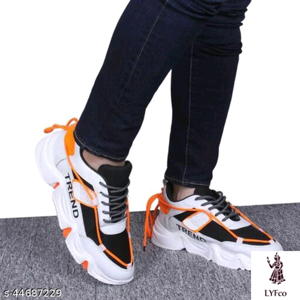 Catalog Name:*Unique Trendy Men Sports Shoes*Material: MeshSole Material: RubberFastening & Back Detail: Lace-UpPattern: SolidMultipack: 1 - 7