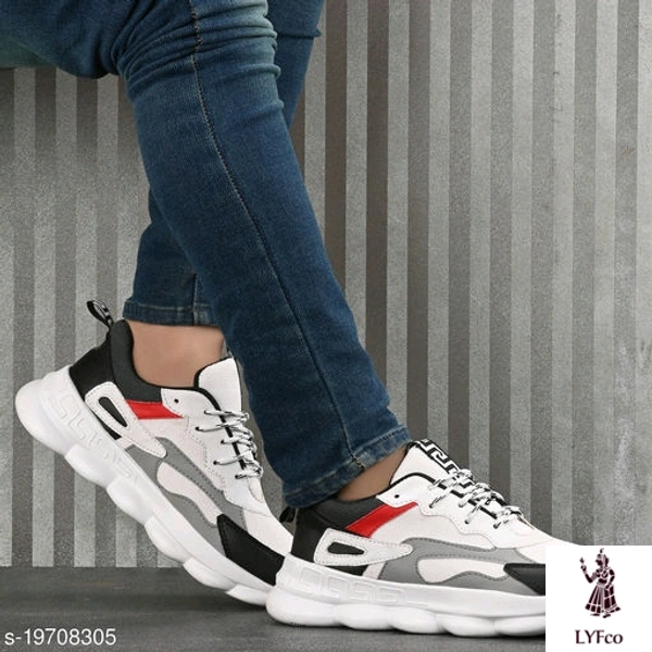 Catalog Name:*Aadab Attractive Men Sports Shoes*Material: MeshSole Material: RubberFastening & Back Detail: Lace-UpPattern: SolidMultipack: 1 - 6
