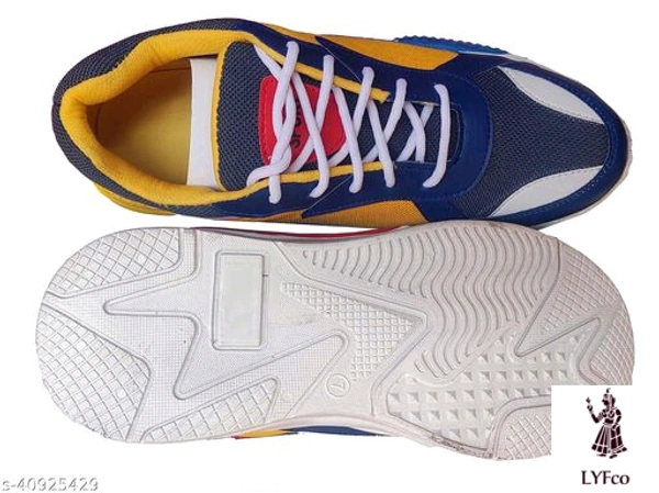 Catalog Name:*Aadab Trendy Men Sports Shoes*Material: SyntheticSole Material: PVCFastening & Back Detail: Lace-UpPattern: SolidMultipack: 1 - 7