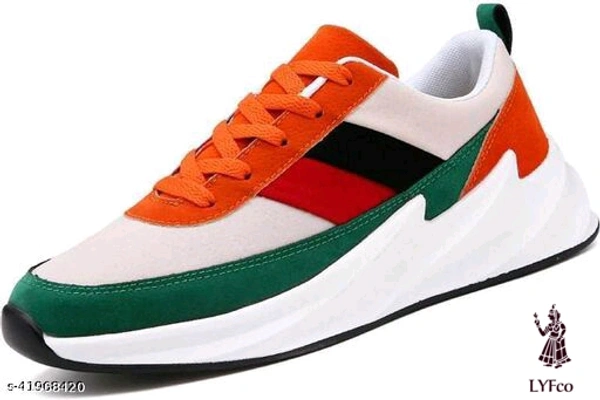 Catalog Name:*Latest Trendy Men Sports Shoes*Material: MeshSole Material: PUFastening & Back Detail: Lace-UpPattern: SolidMultipack: 1 - 6