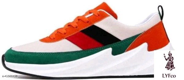 Catalog Name:*Latest Trendy Men Sports Shoes*Material: MeshSole Material: PUFastening & Back Detail: Lace-UpPattern: SolidMultipack: 1 - 6