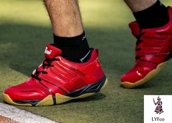 Catalog Name:*Latest Attractive Men Sports Shoes*Material: Syntethic LeatherSole Material: RubberFastening & Back Detail: Lace-UpMultipack: 1 - 9