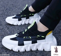 Catalog Name:*Latest Attractive Men Sports Shoes*Material: Syntethic LeatherSole Material: RubberFastening & Back Detail: Lace-UpMultipack: 1 - 10