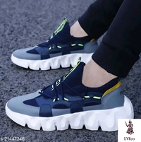 Catalog Name:*Latest Attractive Men Sports Shoes*Material: Syntethic LeatherSole Material: RubberFastening & Back Detail: Lace-UpMultipack: 1 - 9