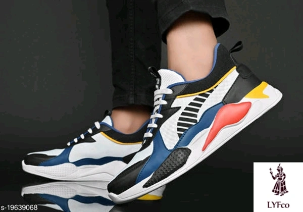 Catalog Name:*Latest Fashionable Men Sports Shoes*Material: MeshFastening & Back Detail: Lace-UpPattern: ColorblockedMultipack: 1 - 9