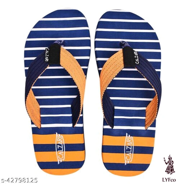 Catalog Name:*Unique Trendy Men Flip Flops*Material: CanvasSole Material: EVAFastening & Back Detail: Slip-OnPattern: ColorblockedMultipack: 1 - 8