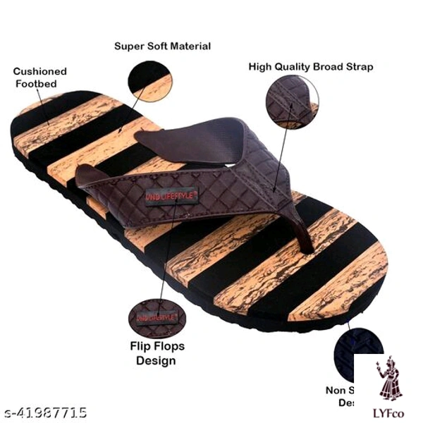 Catalog Name:*Relaxed Trendy Men Flip Flops*Material: SyntheticSole Material: RubberFastening & Back Detail: Slip-OnPattern: StripedMultipack: 1 - 5