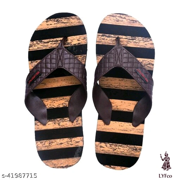 Catalog Name:*Relaxed Trendy Men Flip Flops*Material: SyntheticSole Material: RubberFastening & Back Detail: Slip-OnPattern: StripedMultipack: 1 - 8