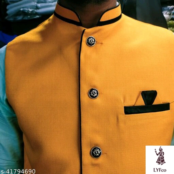 Catalog Name:*Comfy Ravishing Men's Ethnic Jackets* - S