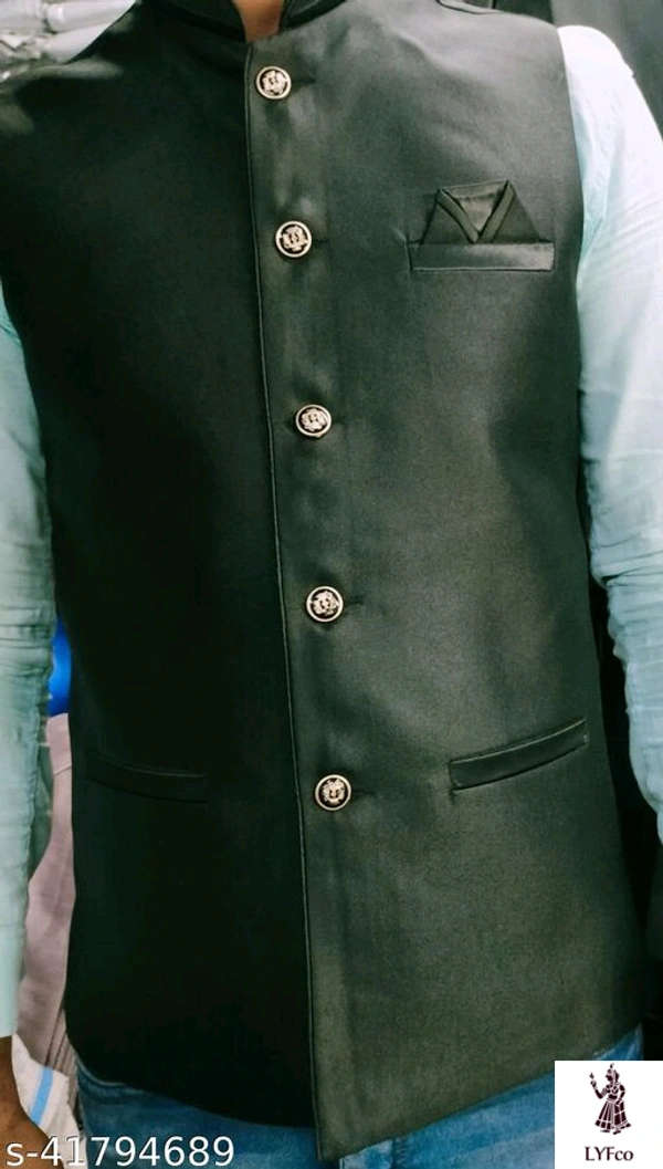 Catalog Name:*Comfy Ravishing Men's Ethnic Jackets* - S