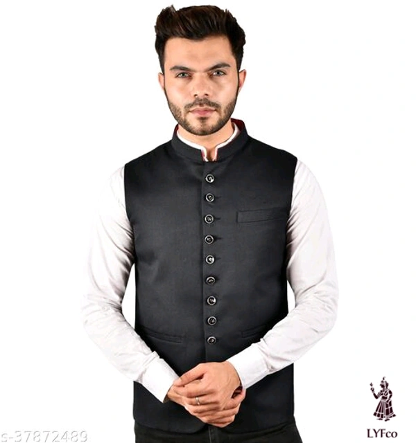 Catalog Name:*Fashionable Men Ethnic Jackets*Fabric: Cotton BlendCombo of: Single - L