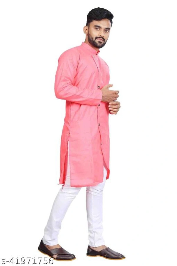 Catalog Name:*Elegant Men Kurta Sets*Top Fabric: CottonBottom Fabric: CottonScarf Fabric: No ScarfSleeve Length: Long SleevesBottom Type: Straight PajamaStitch Type: StitchedPattern: Solid - XXL