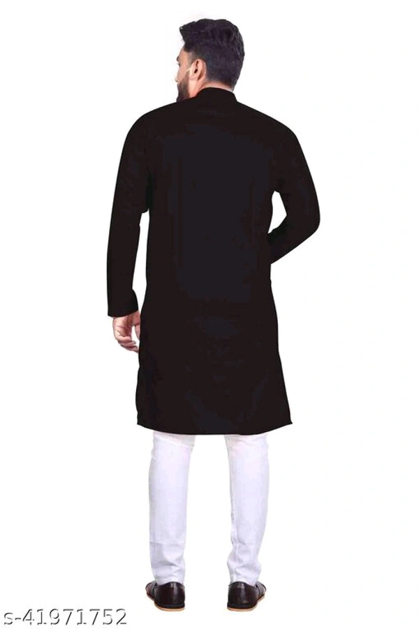 Catalog Name:*Elegant Men Kurta Sets*Top Fabric: CottonBottom Fabric: CottonScarf Fabric: No ScarfSleeve Length: Long SleevesBottom Type: Straight PajamaStitch Type: StitchedPattern: Solid - XL