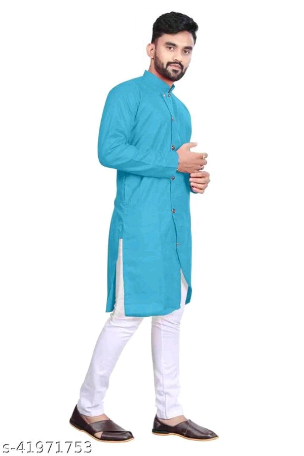 Catalog Name:*Elegant Men Kurta Sets*Top Fabric: CottonBottom Fabric: CottonScarf Fabric: No ScarfSleeve Length: Long SleevesBottom Type: Straight PajamaStitch Type: StitchedPattern: Solid - XXL