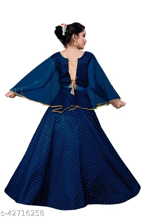 Catalog Name:*Modern Stylish Kids Girls Lehanga Cholis*Lehenga Fabric: Taffeta SilkSleeve Length: SleevelessStitch Type: StitchedMultipack: 1 - 7-8 Years