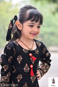 Catalog Name:*Tinkle Comfy Girls Kurtis & Kurtas*Fabric: RayonSleeve Length: Product DependentPattern: Product DependentMultipack: 1 - 9-10 Years