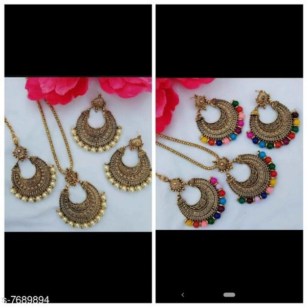 Catalog Name:*Diva Fusion Jewellery Sets* Combo 2 - Free size