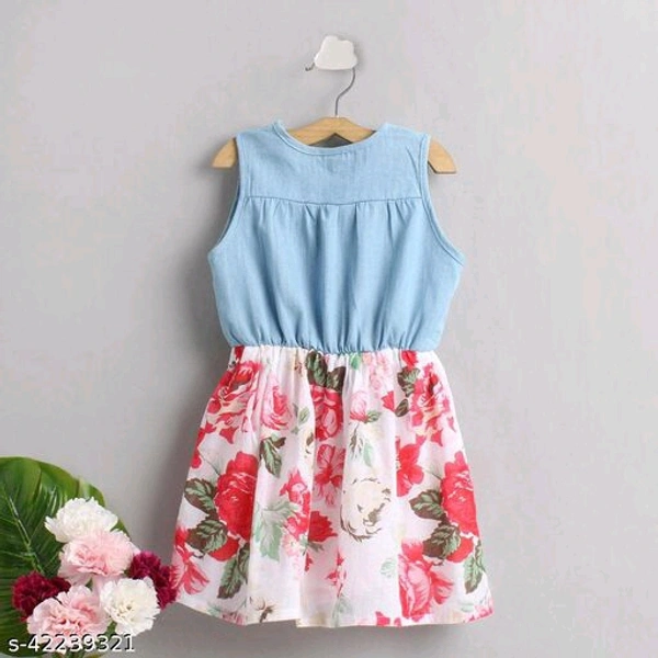 Hopscotch Girls Cotton Floral Print Sleeveless Dress in Blue Color (802442)Fabric: CottonSleeve Length: SleevelessPattern: PrintedMultipack: SingleSizes:4-5 Years, 5-6 Years, 3-4 Years, 18-24 Months, 6-7 Years, 7-8 Years, 2-3 YearsA must have from our collection! We  make sure your kids look stylish & cute while still being comfortable.Sort their  Outfit with us. It's time to updat - 4-5 Years