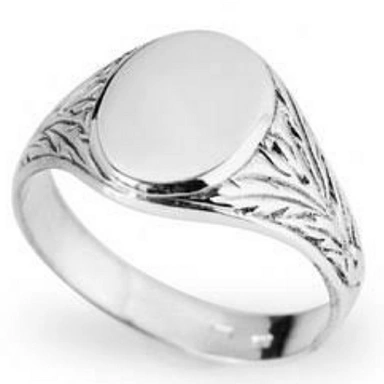 Gents Silver Plain Rings
