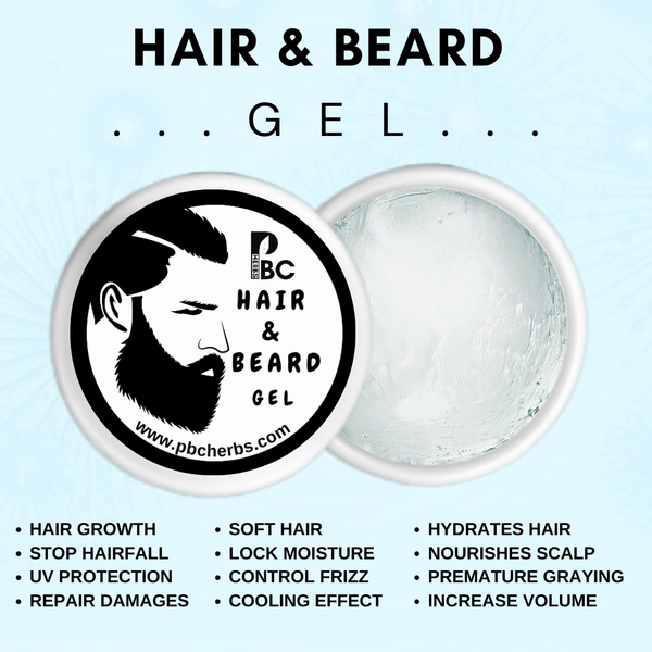 HAIR & BEARD GEL - 50g