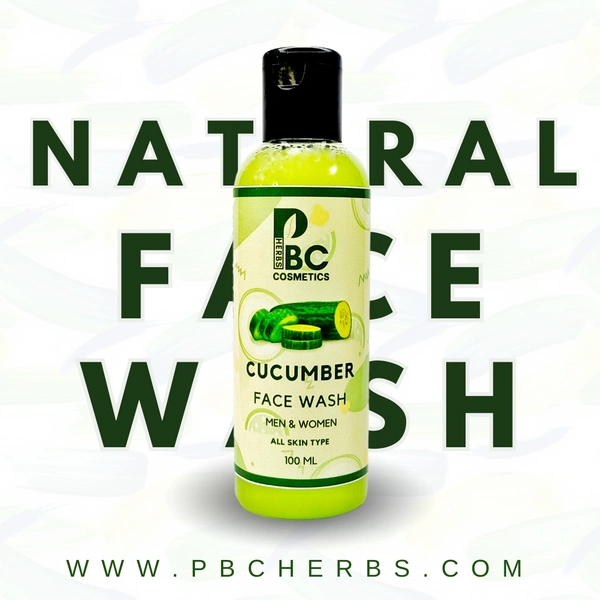 CUCUMBER FACE WASH  - 100ml, ALL SKIN TYPE