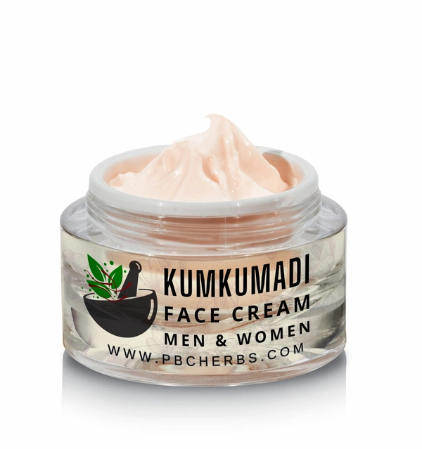 KUMKUMADI FACE CREAM - 50g, All Skin Type ( Customized ), Men & Women