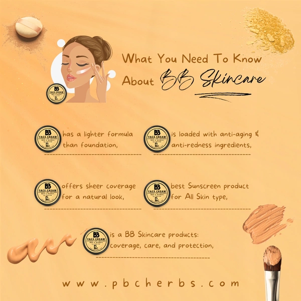 BB Face Cream & BB Face Powder ( Save Rs.100 ) - BB FC 50g & BB FP 30g