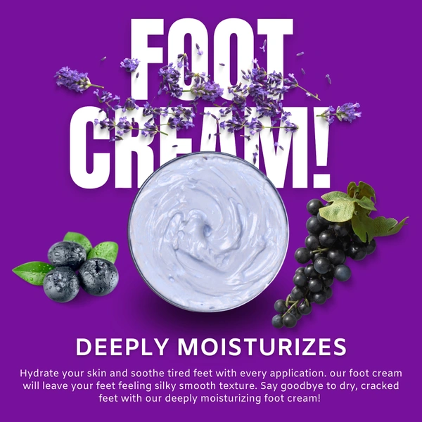 Wine & Blue Berry Foot Cream - 50g