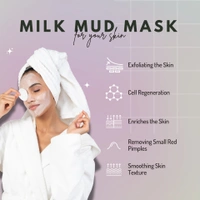 HONEY, OATMEAL, MILK & MUD SKIN TIGHTENING PORE MINIMISING FACIAL PACK - 50g
